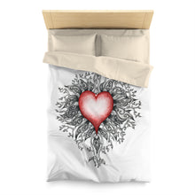 Load image into Gallery viewer, Sacred Heart Microfiber Duvet Cover