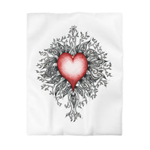 Load image into Gallery viewer, Sacred Heart Microfiber Duvet Cover