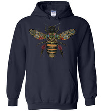 Load image into Gallery viewer, Colored Honeybee - Gildan Heavy Blend Hoodie