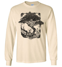 Load image into Gallery viewer, Spiral Tree - Gildan Long Sleeve T-Shirt