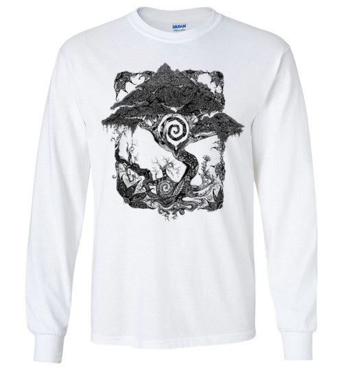 Spiral Tree - Gildan Long Sleeve T-Shirt