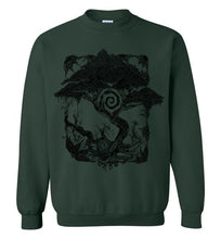 Load image into Gallery viewer, Spiral Tree - Gildan Crewneck Sweatshirt