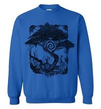 Load image into Gallery viewer, Spiral Tree - Gildan Crewneck Sweatshirt