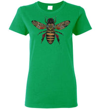 Load image into Gallery viewer, Colored Honeybee - Gildan Ladies Short-Sleeve