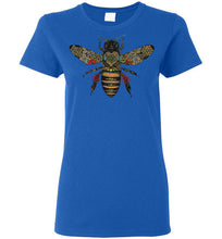 Load image into Gallery viewer, Colored Honeybee - Gildan Ladies Short-Sleeve