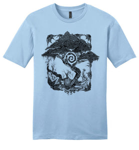 Spiral Tree - District Young Mens Very Important Tee