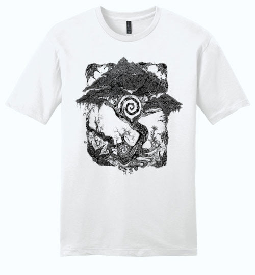 Spiral Tree - District Young Mens Very Important Tee